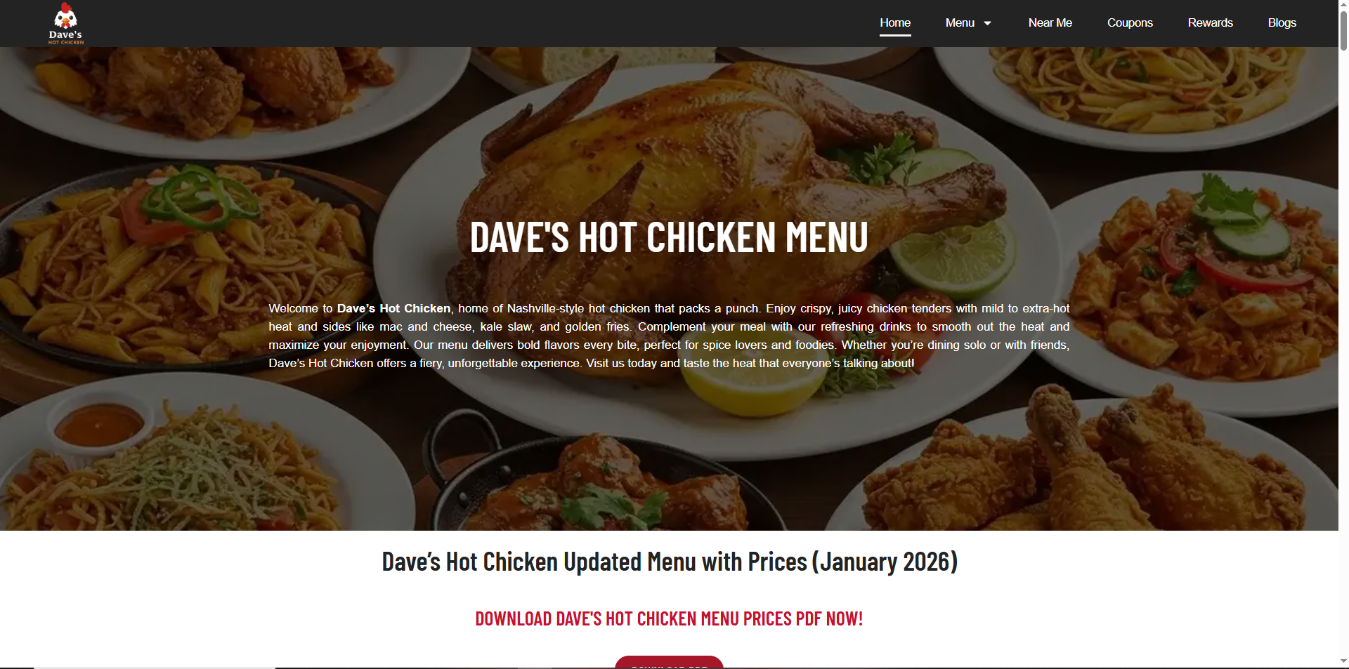 daveshotchickenmenu.us/